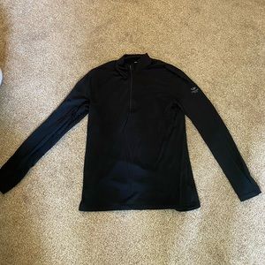 Icebreaker Merino 200 fit black quarter-zip